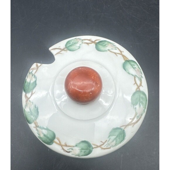 VTG Sterling China Restaurant Ware Ceramic BERRY Covered Jam Condiment Jar - Picture 7 of 8